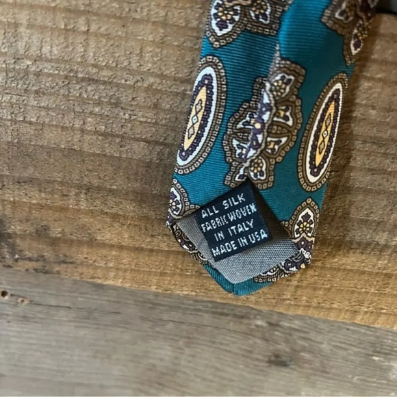 Christian‎ Dior Teal Tie - Picture 12 of 13